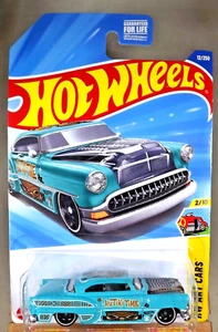 2025 Hot Wheels #12 HW Art Cars 2/10 CUSTOM '53 CHEVY Drk Aqua w/Black DD8 Spoke - Picture 1 of 5