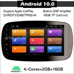 9"DAB+Autoradio Android 10 for Mercedes Benz SMART WIFI Carplay Bluetooth DSP - Foto 1 di 13