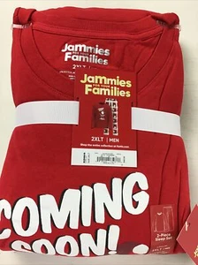 Mens Jammies For Your Families Size 2XLT. Christmas Pajamas. Santa Coming Soon - Picture 1 of 9