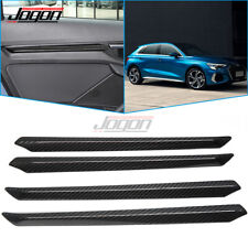 4pcs Carbon Fiber Interior Door Strip Panel Cover Trim For Audi A3 8Y S3 RS3 20+