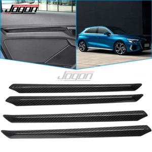 4pcs Carbon Fiber Interior Door Strip Panel Cover Trim For Audi A3 8Y S3 RS3 20+ - Picture 1 of 9