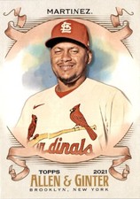 2021 Topps Allen & Ginter's #296 Carlos Martinez - St. Louis Cardinals