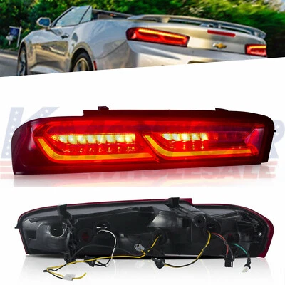 Led Tail Lamp Lights Rear Red 2 PCS For Chevrolet Camaro 2016 2017 2018 84136777 Foto 1 de 4