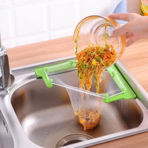 Sacchetto Filtri a Rete Fine Porta Sacchetti Spazzatura Lavabo Apertura Sacchetti Filtro - Foto 1 di 12