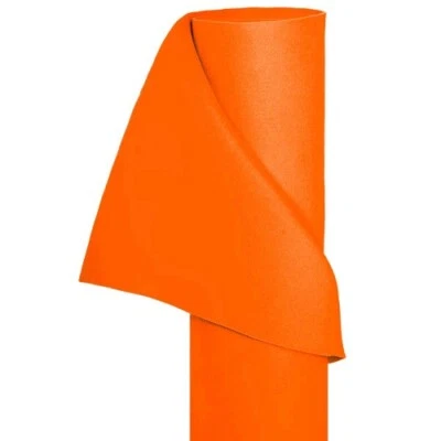 Filz Bastelfilz Filzstoff Dekostoff Filzwolle HaGa® 1,5m Br. (Meterware) orange - Bild 1 von 4