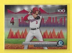2024 BOWMAN CHROME DYLAN CREWS SCOUTS TOP 100 #BTP-4 NATIONALS (Quantity) - Picture 1 of 2