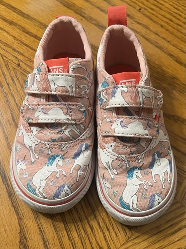 VANS Furgoni modello unicorno rosa taglia 7C