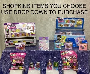 SHOPKINS REAL LITTLES - LUNCH’N’MUNCH SHOES DUNK SWISH ‘N MELT & MORE 🎁🎄NEW - Picture 1 of 15