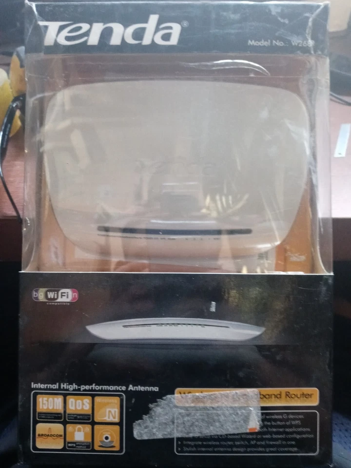 Tenda W268R 150 Mbps 4-Port 10/100 Wireless N Router  - Image 1 of 1