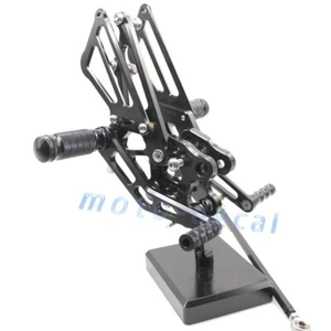 CNC Rearset Footrest Set For 2012-2020 2018 Ninja ZX14R Rear Pedals Shift Black - Picture 1 of 3