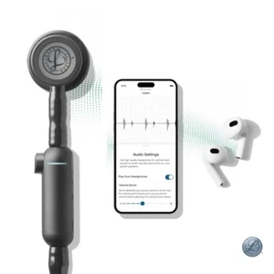 Littmann Core Digital Stethoscope Black - Picture 1 of 5