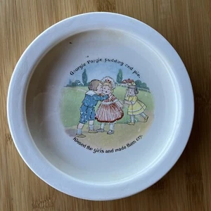Baby’s Plate Or Porridge Bowl Georgie Porgie 7.5” - Picture 1 of 16