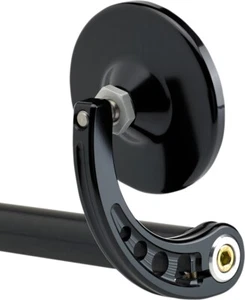 JOKER MACHINE Bar-End Mirror Black 09-313-CB - Picture 1 of 1