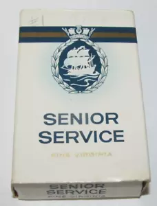 VINTAGE EMPTY 10 Cigarette Cardboard Box Senior Service Manchester England - Picture 1 of 3