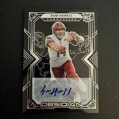 2022 Panini Obsidian Rookie Auto #106 Sam Howell /199 Washington Commanders - Image 1 of 2