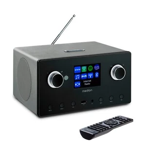 MEDION P85444 Internetradio DAB+/UKW Bluetooth WLAN USB 15W Subwoofer RMS AUX-In - Bild 1 von 10