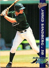 1999 Multi-Ad St. Petersburg Devil Rays Minor League Baseball #22 Jared Sandberg