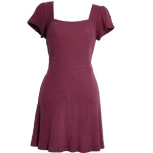Abito donna Inspired Hearts bordeaux aderente e svasato taglia XL junior (nuovo con etichette) - Foto 1 di 8