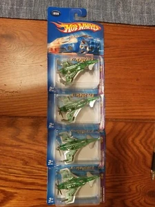 Hot Wheels 2005 Poison Arrow #059/250 X-Racers #9/10 set of 4 Green - Picture 1 of 4