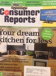 Consumer Reports Magazine Your Dream Kitchen For Less August 2008 032818nonrh - Imagen 1 de 1