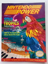 Vintage Nintendo Power Volume 21 Star Tropics With Metal Storm Poster!