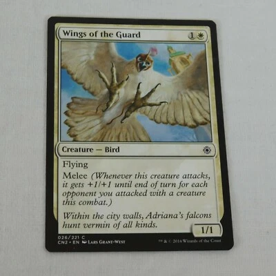 Wings of the Guard MTG 2016 White Creature Bird 026/221 Common Trading Card - Image 1 of 4