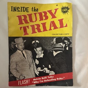 Original 1964 INSIDE THE RUBY TRIAL Collector's Copy Gordon Currie Magazine 48pg - Foto 1 di 24