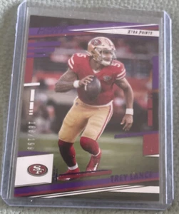 2022 Prestige Trey Lance Xtra Points Purple Foil /199 - Picture 1 of 2