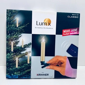 Krinner Lumix CLASSIC Basis-Set 74122 Kabellose LED-Christbaumkerzen 10St. GUT#1 - Bild 1 von 10