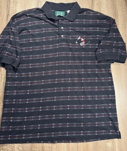 Vintage Disney Golf Collection Poloshirt Mickey Mouse All Over Print Gr. XL - Bild 1 von 6