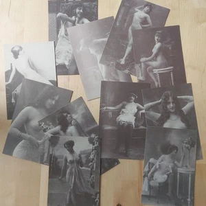 Lotto con 11 Cartoline Francesi Anni '30 Nudo Artistico Erotiche Non Viaggiate - Bild 1 von 7