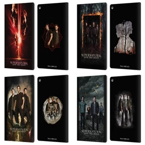 OFFICIAL SUPERNATURAL KEY ART LEATHER BOOK WALLET CASE COVER FOR AMAZON FIRE - Picture 1 of 10