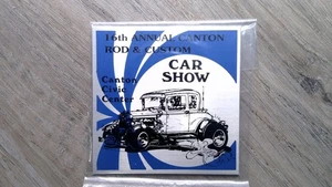 Daytona Trophy 16th Annual Canton Rod & Custom Car Show Plaque Aluminum - Picture 1 of 2