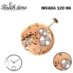 Nivada 120 HK Swiss Watch Movement-Manual-Rose Gold Color- Without Disk-2 Hands. - Picture 1 of 2