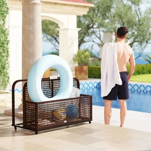 Rattan Storage Basket Stylish Organizer for Home Decor and Easy Storage - Picture 1 of 7