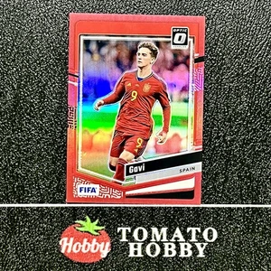 PANINI DONRUSS FIFA 2023-24 GAVI /299 RED REFRACTOR OPTIC PRIZM SPAIN - Picture 1 of 2