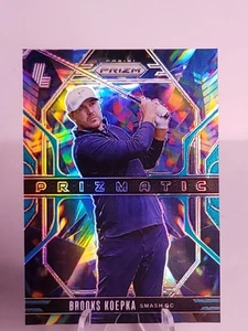 Panini Prizm LIV 2025 Brooks Koepka Prizmatic Teal/275 SP Smash  - Imagen 1 de 3