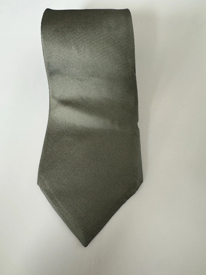 Stafford Men’s Silk Tie Green Tailored Culture - Image 1 of 4