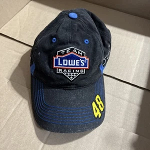 NASCAR Team Lowe's Jimmy Johnson #48 Hat Cap Vintage Chase Hendrick - Picture 1 of 9