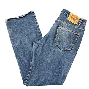 Vintage 90s Levis 517 Jeans Men 36x34 Blue Stains Classic - Picture 1 of 12