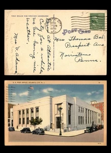 Mayfairstamps US 1946 Atlantic City to Norristown PA Post Office Postcard aat_47 - Picture 1 of 2