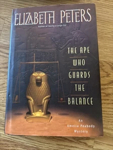 THE APE WHO GUARDS THE BALANCE By Elizabeth Peters New Hardcover Mystery Series - Picture 1 of 2