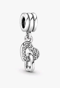 Pandora Ineinandergreifende Herzen Dangle Charm S925ale - Bild 1 von 5