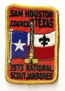 1973 National Scout Jamboree Sam Houston Council JCP Kontingent Aufnäher - Bild 1 von 1