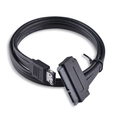 CY Dual Power eSATA USB 12V to 22Pin SATA USB Cable for 2.5" 3.5" Hard Disk - Image 1 of 4