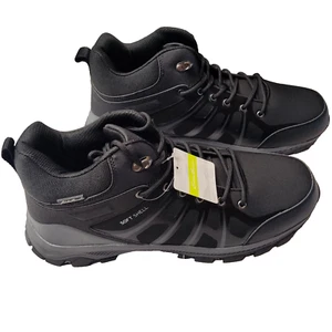 Eddie Bauer Men Size 13 M Summit Mid Ankle Black Soft Shell Hiking Boots NEW - Picture 1 of 8