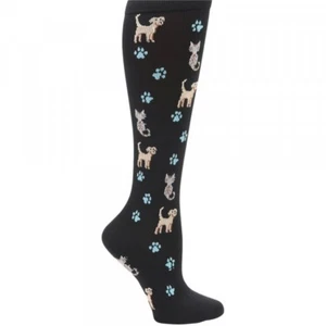 Nurse Mates 12-14mmHG Pets N Paws Medical Work Travel Compression Socks - Picture 1 of 1