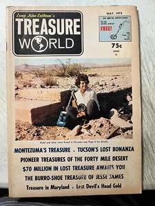 Long John Latham's Treasure World May 1973 Vol 7 No 5 Montezuma's Treasure - Imagen 1 de 2