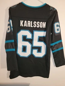 Fanatics Marke SAN JOSE SHARKS ERIK KARLSSON Damen TRIKOT Gr. SMALL Neu mit Etikett - Bild 1 von 2