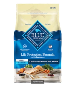 Blue Buffalo BLUE Life Protection Adult Chicken & Brown Rice Dry Dog Food- 30 lb - Picture 1 of 5